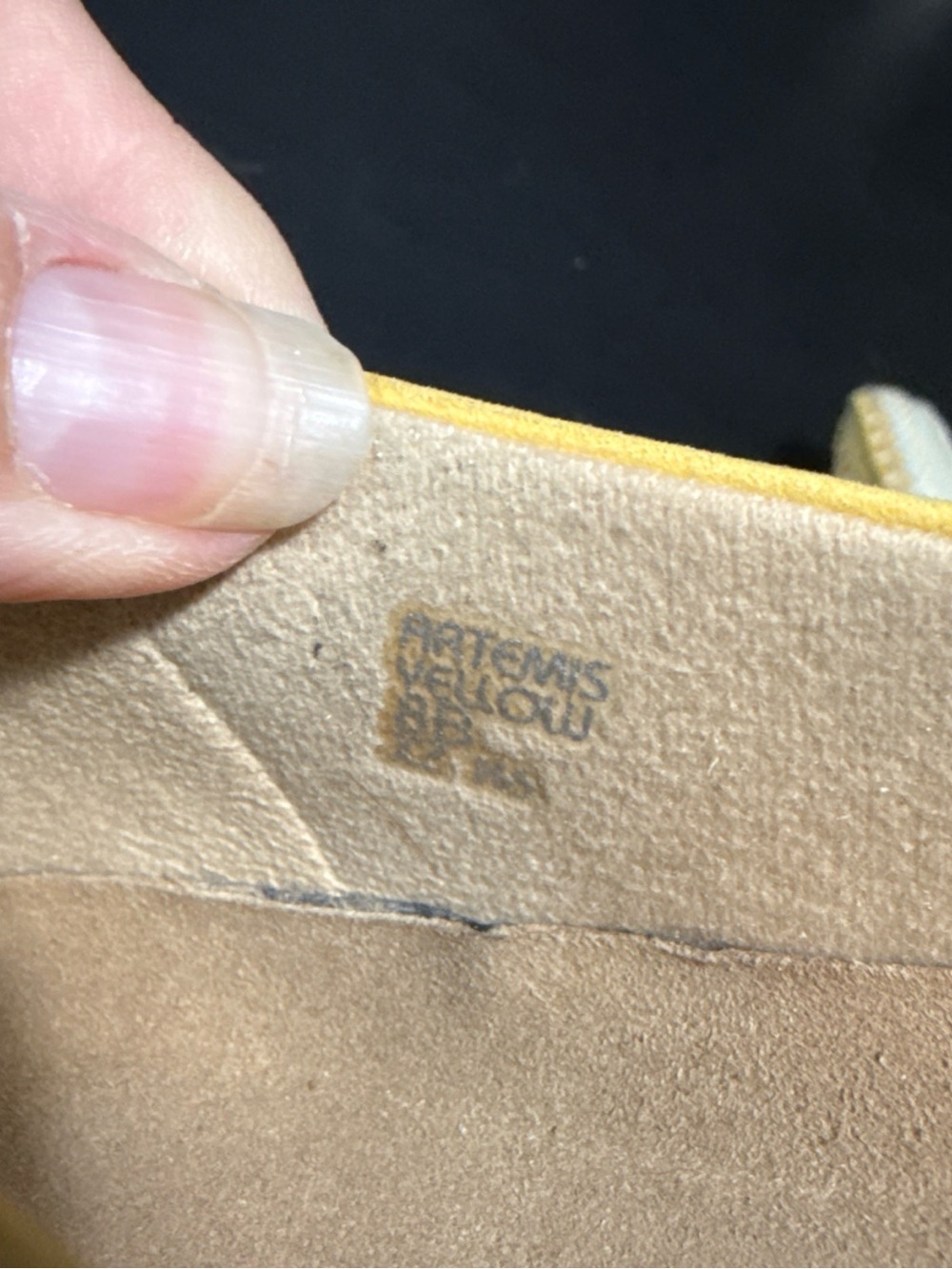 Earth Yellow Laser-Cut Casual Slip-On Flats - Picture 9 of 9